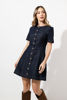 Imagen de Vestido En Denim Botones Frente