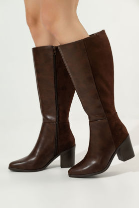 Imagen de Bota Con Contraste En Suede