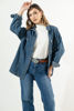 Imagen de Jacket Camisa Denim En Rayas