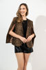 Imagen de Blazer Estilo Capa En Animl Print