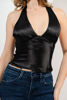 Imagen de Crop Top En Satin, Halter, Espalda Descubierta