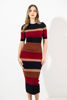 Imagen de Vestido Cuello Alto Color Block