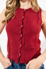 Imagen de Blusa Sin Mangas Tejida Con Botones
