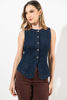 Imagen de Blusa En Denim Sin Mangas Botones