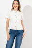 Imagen de Blusa Tejida Manga Corta Botones Brillo