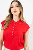 Imagen de Blusa Tejida Botones Cuello Polo