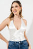 Imagen de Crop Top En Satin, Halter, Espalda Descubierta
