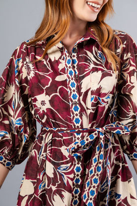 Imagen de Vestido Camisero En Rayon Estampado