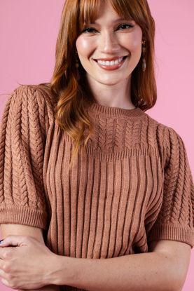 Imagen de Blusa Tejida Manga Corta