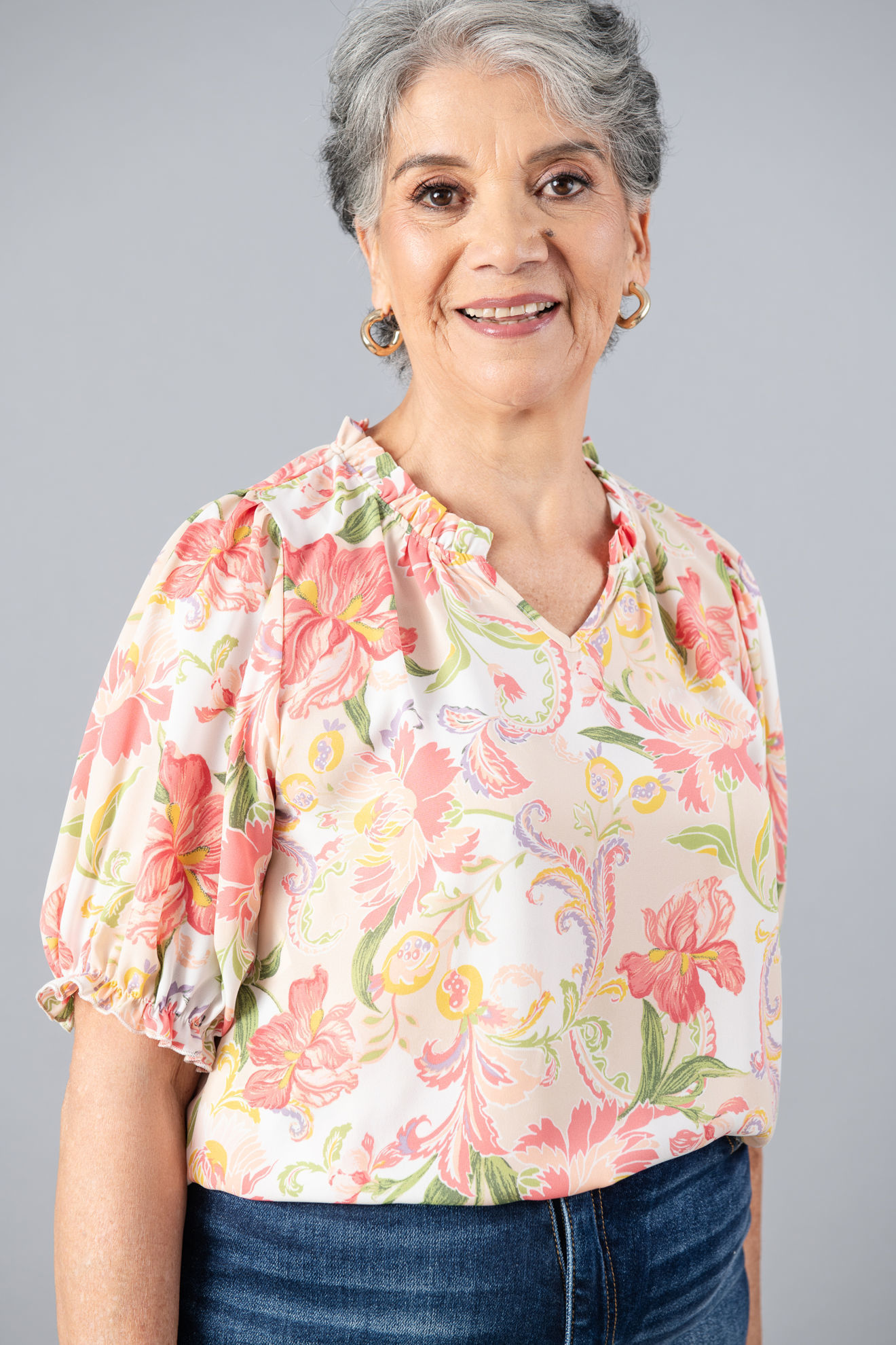 Imagen de Blusa Print Floral   Manga Corta    ( Exclusiva Pagina)