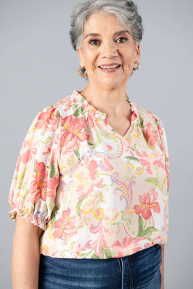 Imagen de Blusa Print Floral   Manga Corta    ( Exclusiva Pagina)