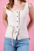 Imagen de Blusa Tejida Tirantes, Botones Decorativos  (Exclusivo Pagina)