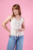 Imagen de Blusa Tejida Tirantes, Botones Decorativos  (Exclusivo Pagina)