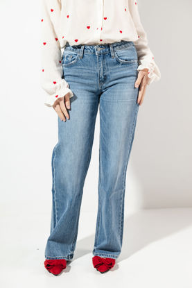 Imagen de High Rise Straight Leg Jeans