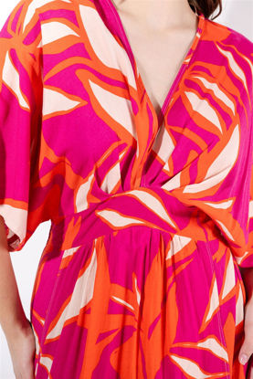 Imagen de Vestido En Rayon Manga Quimona       ( Exclusivo Pagina)