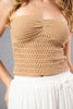 Imagen de Crop Top Tejido Straple.  (Exclusivo Pagina)