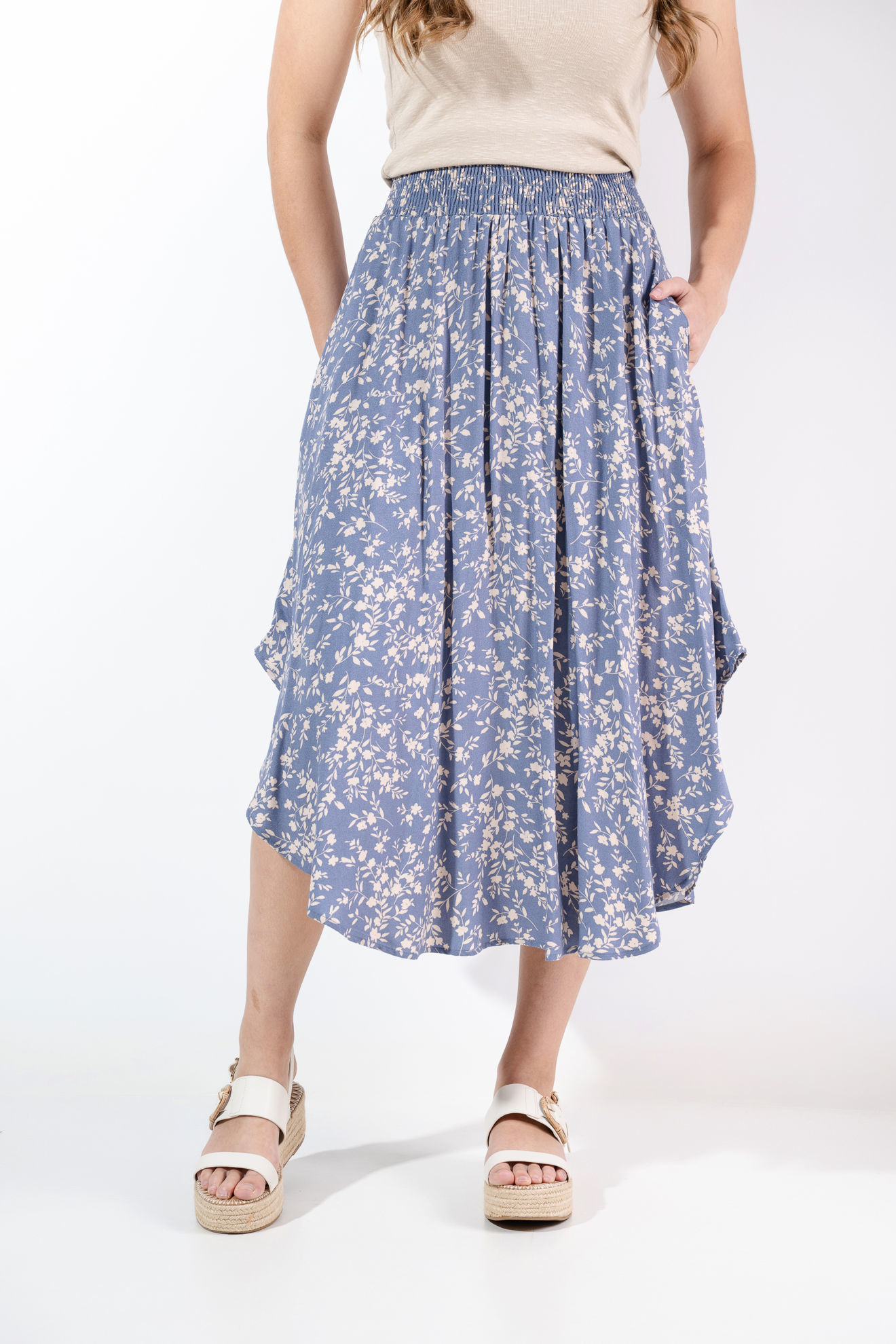 Imagen de Falda En Rayon Print Florecitas