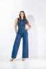 Imagen de Jumpsuit En Denim Sin Mangas, Botones Frente