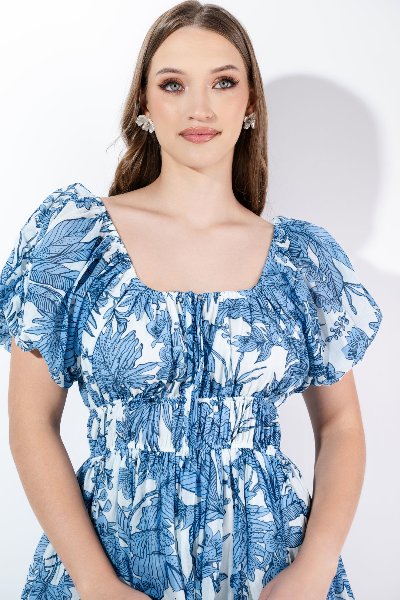 Imagen de Vestido En Rayon Estampado, Falda Corta