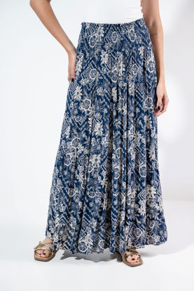 Imagen de Falda Larga En Rayon Estampado