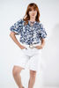 Imagen de Blusa En Rayon Print Floral Manga Corta