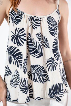 Imagen de Top Tirantes En Rayon Print Tropical