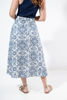 Imagen de Falda Estampada Linea A Con Cinturon