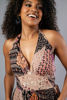 Imagen de Vestido Halter En Rayon Estampado