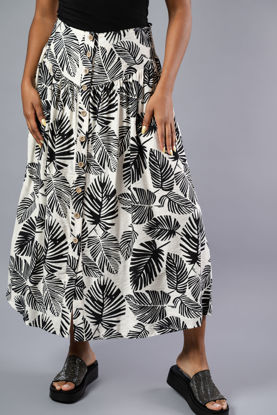 Imagen de Falda En Rayon Print Tropical