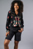 Imagen de Blusa En Rayon Floral Con Encaje Manga Larga (Exclusivo Pagina)