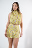 Imagen de Set  Mini Falda Crop Top En Satin    ( Exclusiva Pagina)