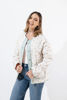 Imagen de Quilted Jacket Print Florecitas    ( >Exclusiva Pagina)