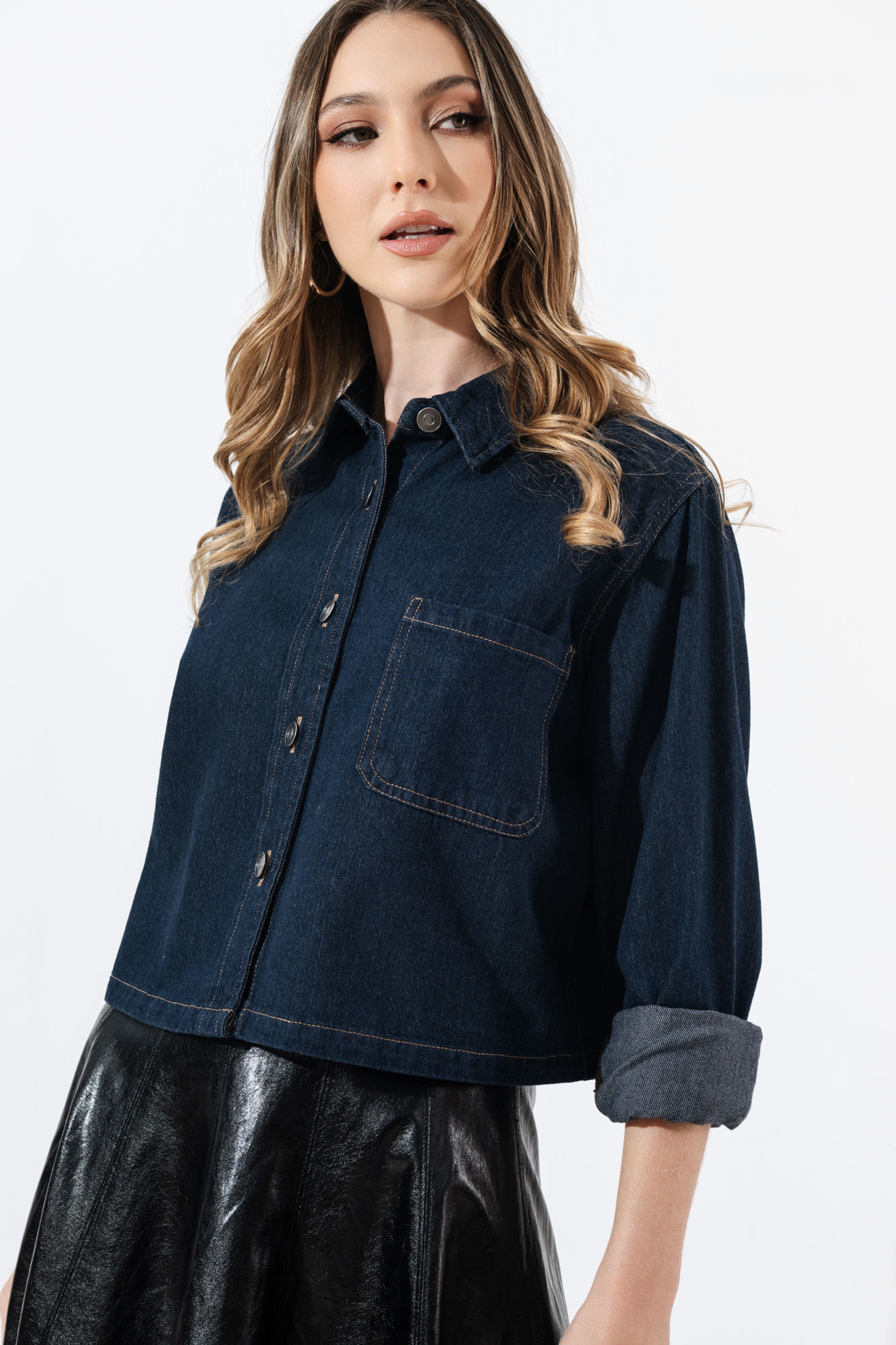 Imagen de Jacket Denim Bolsa Parche