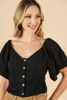 Imagen de Blusa Botones Frente Cuello V  ( Exclusiva Pagina)