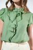 Imagen de Blusa Vuelo Frente, Manga Corta