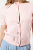 Imagen de Blusa Tejida Manga Corta Botones Frente
