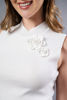 Imagen de Blusa Tejida Sin Mangas Detalle Flor