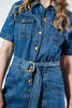 Imagen de Romper Camisero En Denim Con Cinturon