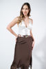 Imagen de Crop Top En Satin, Halter, Espalda Descubierta