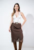 Imagen de Crop Top En Satin, Halter, Espalda Descubierta