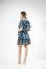 Imagen de Vestido Cuello Redondo Falda Corta Estampado