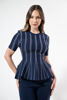 Imagen de Blusa Estilo Peplum De Rayas