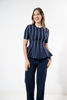 Imagen de Blusa Estilo Peplum De Rayas
