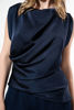 Imagen de Blusa En Satin Cuello Bobo