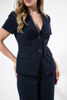Imagen de Set Blazer Manga Corta Y Pantalon