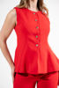 Imagen de Saquito  Estilo Peplum, Botones Dorados