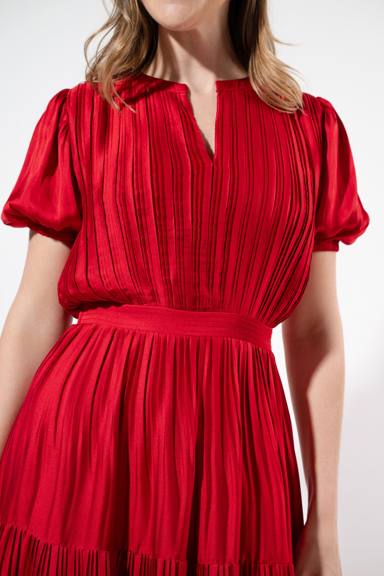 Imagen de Vestido Manga Corta Cuello V