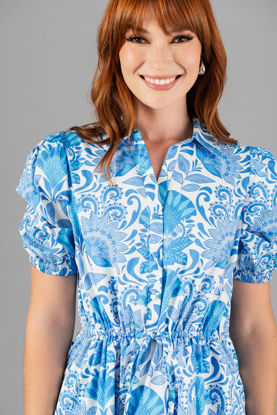 Imagen de Vestido Estampado Manga Corta    ( Exclusivo Pagina)