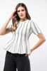 Imagen de Blusa En Rayas Estilo Peplum