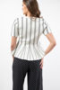 Imagen de Blusa En Rayas Estilo Peplum